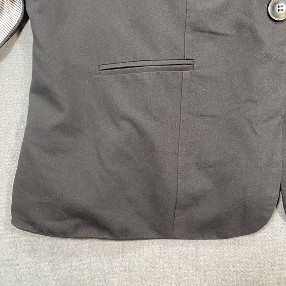 Torrid Womens Black Blazer Jacket W/ Ruched Sleeves Size 3 (3XL) Polyester Blend - Picture 8 of 12